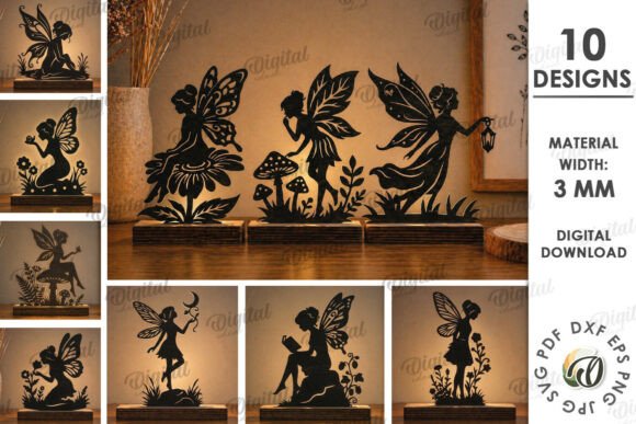 3D Fairy Light Stands Bundle Laser Cut Review