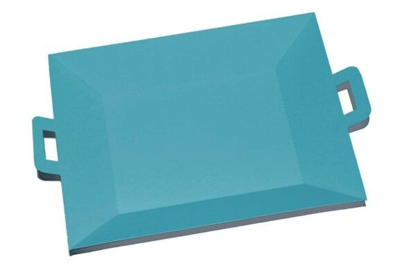 3D Rectanguler Favour Decor Paper Tray: 3D SVG for Birthdays