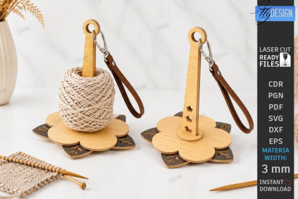 3D Wristlet Yarn Holder Laser Cut CNC Review