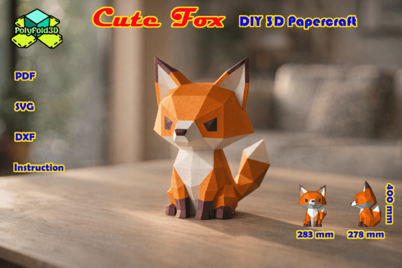 Cute Fox DIY 3D Papercraft: A Brand Designer’s Review