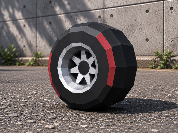 Formula 1 Wheel - 3d Papercraft: A 3D SVG Objects Review