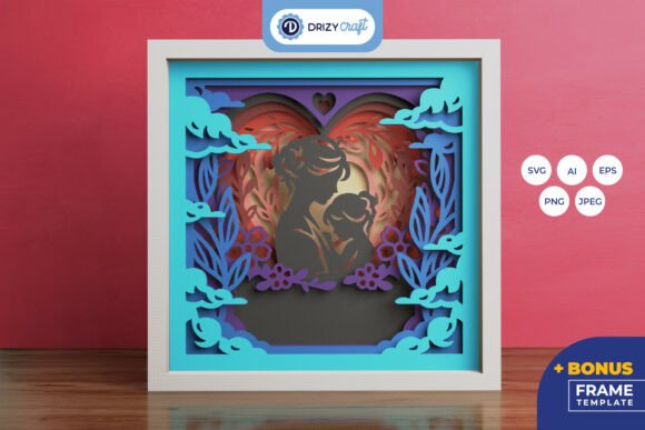 Heart of Home 3D Shadow Box Review: Elevating Blog Visuals with Modern Design Assets