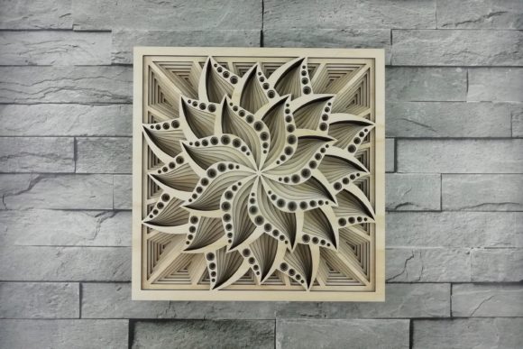 Layered Mandala, Cut File, 3D Flower Review