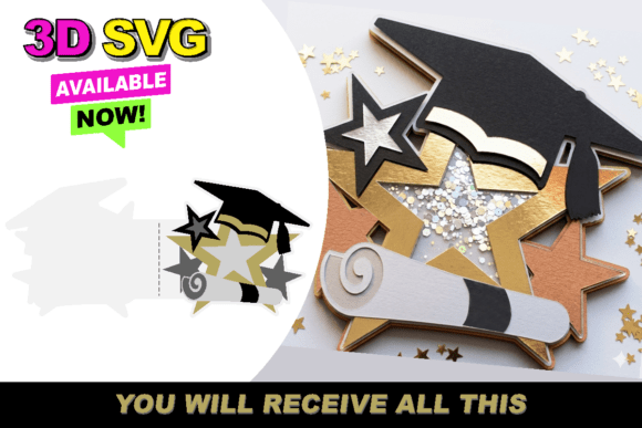 Reviewing the Graduation Card 3D SVG for Real Brand Projects